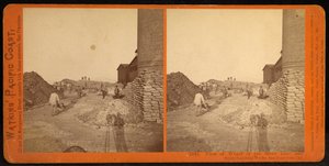 Uitzicht op de Kade van de Selby Lood- en Zilver Smelterij, San Francisco, Cal door Carleton Watkins