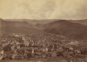 Virginia City, Nevada door Carleton Watkins
