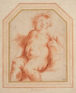 Naakte baby door Carlo (attr. to) Cignani