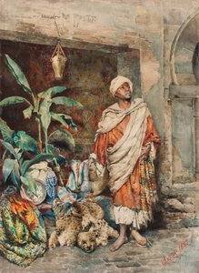 Beeld van een Moor, 1882 door Carlo Ascenzi