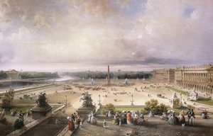 Place de la Concorde, Parijs, 1853