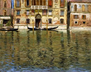 Het Grote Kanaal, Venetië door Carlo Brancaccio