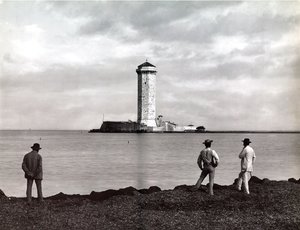 Marzocco Toren in Livorno, Italië, c.1890