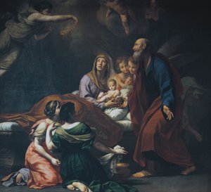 Geboorte van Maria door Carlo Cignani