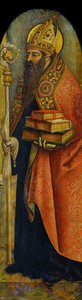 Afbeelding van Sint-Augustinus van Hippo door Carlo Crivelli