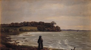 Bij Præstø Fjord in de wind