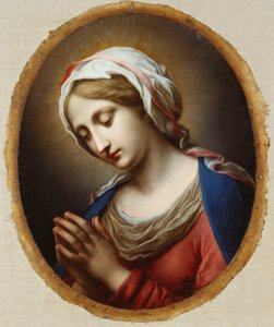 De Maagd Annunciate door Carlo Dolci