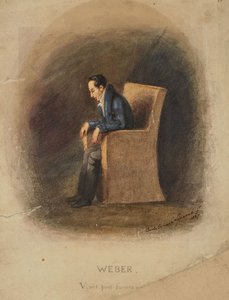 Portret van Carl Maria von Weber 1786-1826, 1826