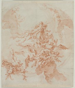 De tenhemelopneming van de Maagd door Carlo Innocenzo Carlone