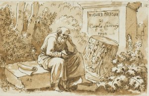 Schets voor Frontispice naar Originele Figuren door Carlo Labruzzi