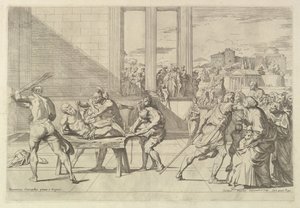 Martelaarschap van St. Andreas door Carlo Maratta or Maratti