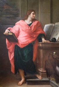 Sint Johannes de Evangelist door Carlo Maratta or Maratti
