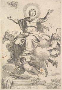 De Tenhemelopneming van de Maagd door Carlo Maratta or Maratti