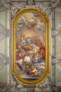 De Triomf van Clemenza door Carlo Maratta or Maratti