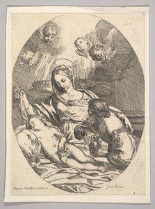 Maagd en Kind met Sint Maria Magdalena