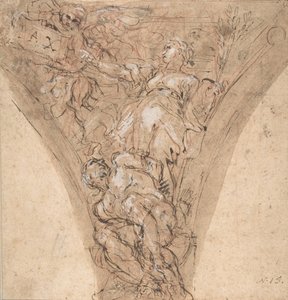 Allegorische Figuur van Vrede, 1625-1713