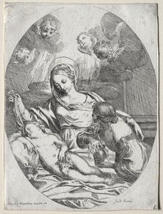 Madonna en Kind met de Magdalena