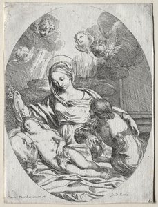 Madonna en Kind met de Magdalena