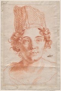 Portret van Francesca Gommi, Vrouw van Carlo Maratti