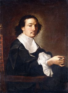 Portret van een arts, waarschijnlijk Giovanni Guglielmo Riva door Carlo Maratta or Maratti