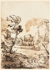 Een Pastoraal Landschap door Carlo Marchionni