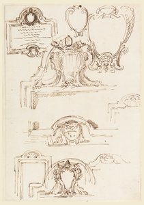 Negen schetsen voor tabletframes