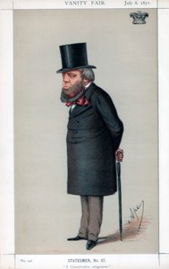 Een conservatieve religieus, 1871 door Carlo Pellegrini