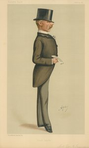 Kolonel Edward J Saunderson, Ierse loyaliteit, 26 februari 1887, Vanity Fair cartoon door Carlo Pellegrini