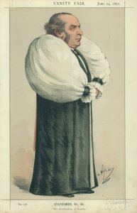 Dr. Thomson, De Aartsbisschop van York, De Aartsbisschop van de Maatschappij, 24 juni 1871, Vanity Fair cartoon