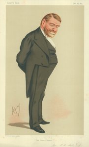 Generaal Robert Cumming Schenck, USA, 23 januari 1875, Vanity Fair cartoon door Carlo Pellegrini