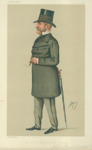Generaal Sir Thomas Montagu Steele, Aldershot, 20 juli 1878, Vanity Fair cartoon door Carlo Pellegrini