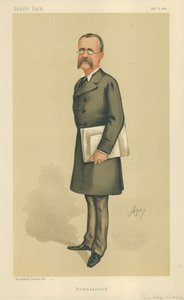 Generaal-majoor Sir Charles Warren, Bechuanaland, 6 februari 1886, Vanity Fair cartoon door Carlo Pellegrini