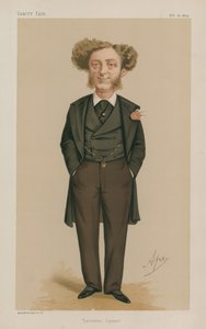 Mr. Albert Grant MP; Leicester Square; 21 februari 1874; Vanity Fair; cartoon door Carlo Pellegrini
