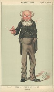 De heer Anthony Trollope, een romanschrijver, Vanity Fair cartoon