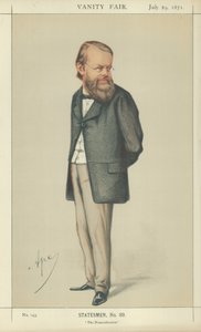 Mr Edward Miall door Carlo Pellegrini