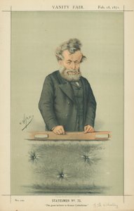 Mr George Hammond Whalley, de grote gelovige in het rooms-katholicisme, 18 februari 1871, Vanity Fair cartoon