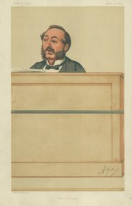 De Heer Ira D Sankey, Lof en Gebed, 10 april 1875, Vanity Fair cartoon