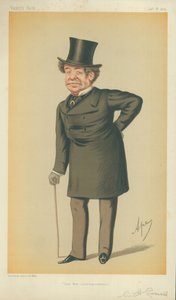 Mr William Howard Russell, onze oorlogscorrespondent, 16 januari 1875, Vanity Fair cartoon door Carlo Pellegrini