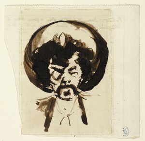 Portret van Whistler door Carlo Pellegrini