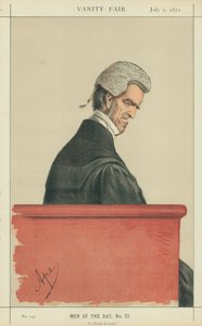 Sir John George Shaw-Lefevre, La Reyne le veult, 1 juli 1871, Vanity Fair cartoon