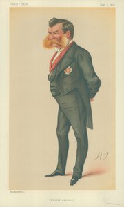 Sir John Lintorn Arabin Simmons, Vestingwerken, 1 december 1877, Vanity Fair cartoon