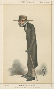 De Diogenes van de moderne Korinthiërs zonder zijn ton, Thomas Carlyle (Vanity Fair-serie) door Carlo Pellegrini