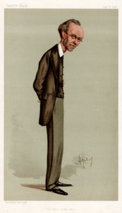 De erfgenaam van de eeuwen, James Payn, Engelse romanschrijver, 1888. door Carlo Pellegrini