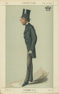 De Markies van Westminster, De rijkste man van Engeland, 16 juli 1870, Vanity Fair cartoon door Carlo Pellegrini