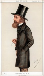 De Dichter des Vaderlands, 1871 door Carlo Pellegrini