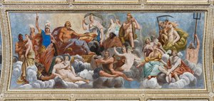 Verzameling van de goden van Olympus
