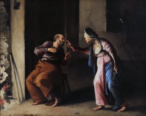 De ontkenning van St. Peter door Carlo Saraceni