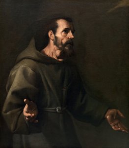 Sint Franciscus ontvangt de stigmata, ca 1611 door Carlo Sellitto