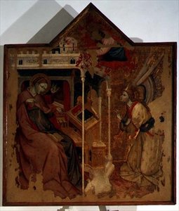 Annunciatie door Carlo da Camerino