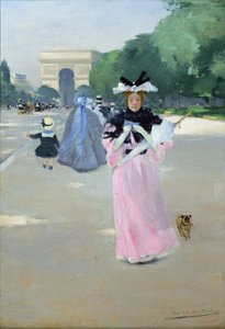 Avenue de Bois de Boulogne door Carlton Alfred Smith